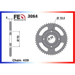 TZR.50 '97/99 12X47 RK420MS *  (5DU1) (Adaptation en 420)