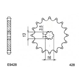 YZ.80 '80 14X51 428H *  (3R1)