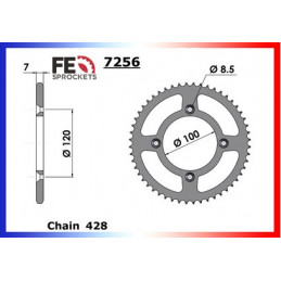 YZ.85 '02 Petites Roues 14X48 428H