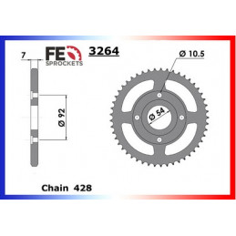 RD.125.LC '85/88 16X45 RK428FEX  (1GW,1GX,1GL)