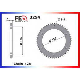 TDR.125 '89/92 16X52 428H µ  (3XD,3SH)