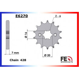 WR.125.R '09/16 14X53 RK428KRO *