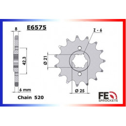 XT.550 '82/83 15X39 RK520GXW  (5Y3/5,28E)