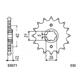 FZ.600 '86/88 16X45 RK530MFO  (2HW,3BX)