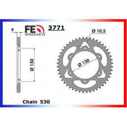 FZR.600.R '94/95 15X47 RK530KRO µ  (4JH)