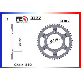 R1.1000 YZF '09/14 17X47 RK530MFO µ