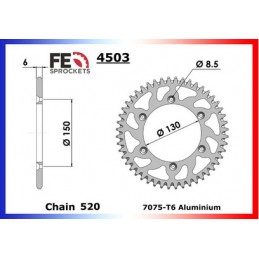 YZ.250 '99/01 14X50 RK520FEX  (5CU,5MW)