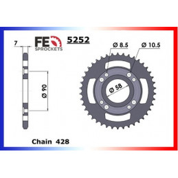 CG.125 '85/91 "Brésil" 14X41 428H *  (CG125BR)