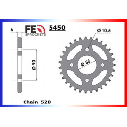 CMX.250.C REBEL'96/00 14X31 RK520KRO *  (MC13)