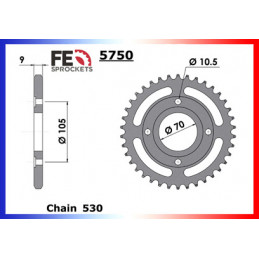 CB.350/400.FOUR '72/79 17X38 RK530MFO