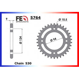 CB.550.F/K '75/80 17X36 RK530KS *  (CB550K)