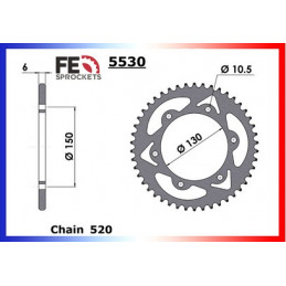 FX.650 VIGOR '99/01 14X43 RK520FEZO µ