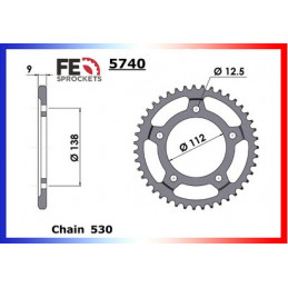 CB.1100 EX (SC65A/B-SC78A) '13/19 18X39 RK530GXW * CB.1100 RS '17/19