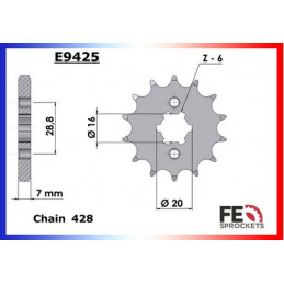 GT.125 /X4 '76/82 14X47 428H *