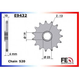 RMX.250 '89/01 13X50 RK520FEZO *