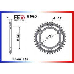 GSX.R.600 '98/00 16X46 RK525FEX *