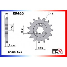 XF.650.FREEWIND '97/02 15X43 RK525FEX *