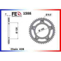 RS.50 '99/05 428 12X47 RK428KRO  (Adaptation en 428)