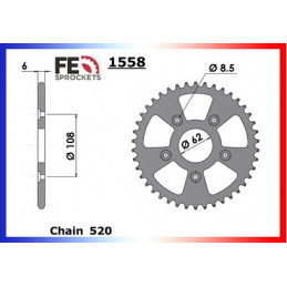 125.RS EXTREMA '93/05 17X40 520HG µ