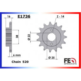 851.SUPERBIKE '88 15X38 RK520FEX µ