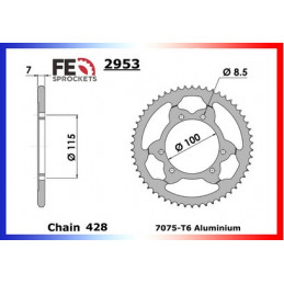 CHR.125.WXE Enduro'04 14X52 RK428KRO