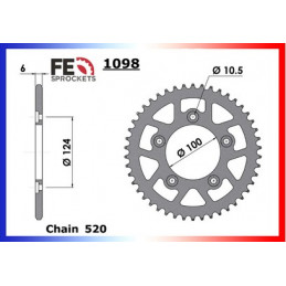 400.SCRAMBLER SIXTY2 '16/19 15X48 RK520FEX *