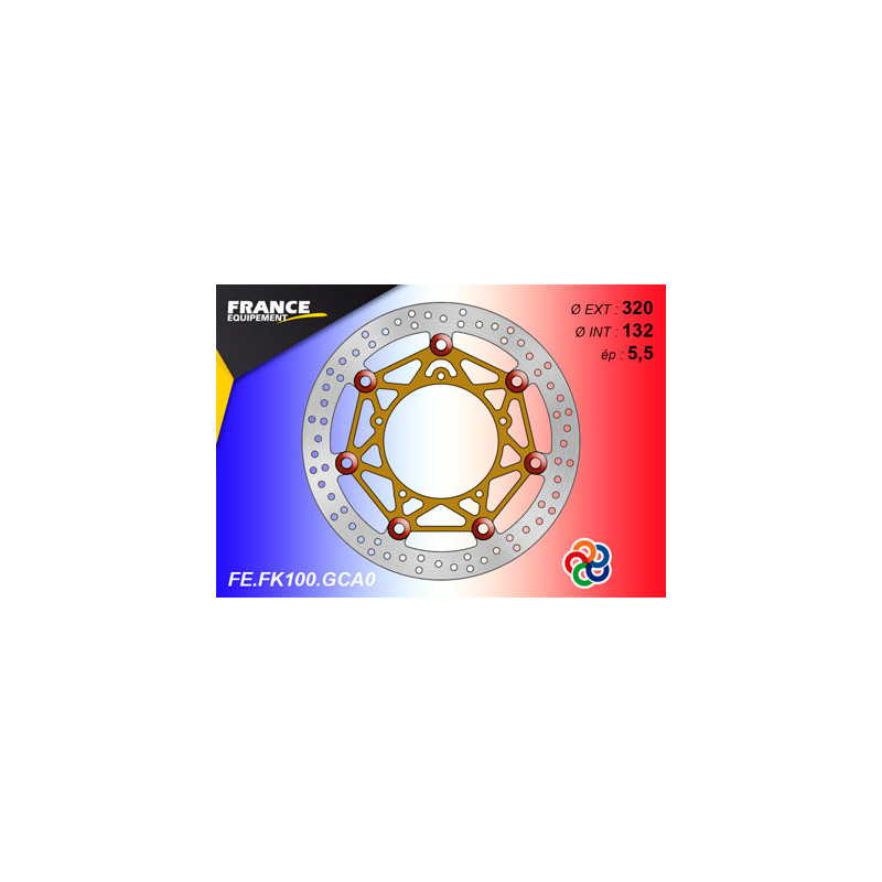 Disque de frein RS FE.FK100 / Oeillets Couleurs