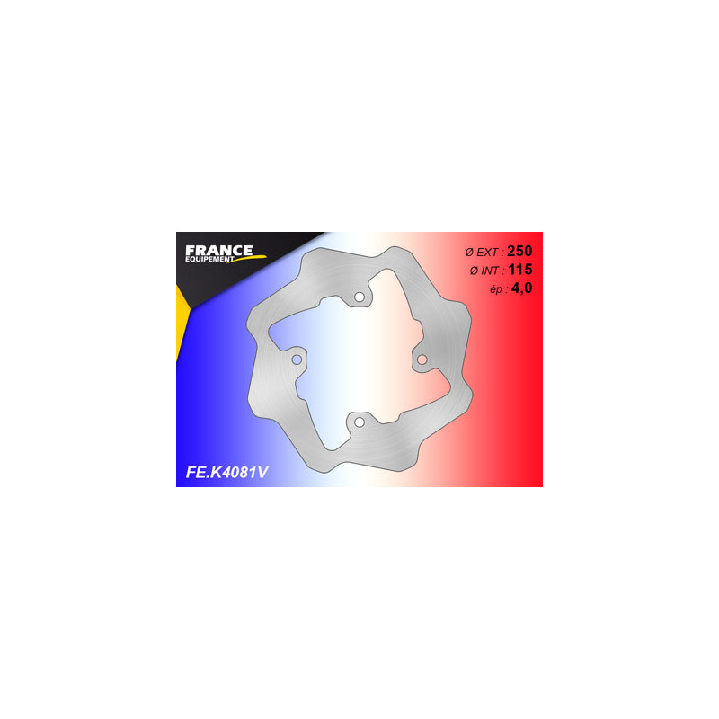 Disque de frein Gamme Essentiel FE.K4081V piste pleine.