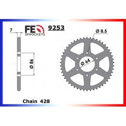 KE/KS.125 '75/83 14X50 RK428MXZ