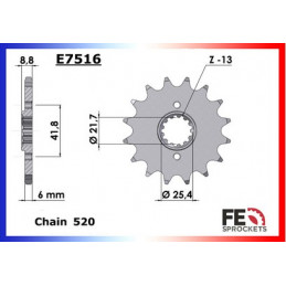 EL.250 '88/94 14X44 RK520FEX  (E1/E2/E3)