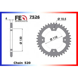 KFX.450.R (KSF.450) '07/16 14X38 RK520FEZO µ  Quad