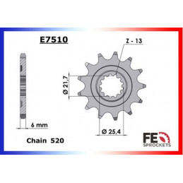 KLX.450.R '07/19 13X50 RK520FEZO µ