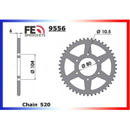 GPZ.550.ZX '84/86 16X38 RK520FEX  (ZX.550.A1/A2/A3)