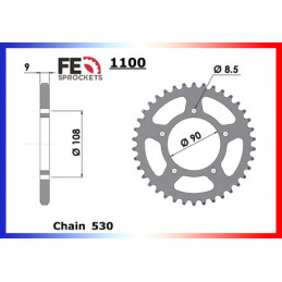 900.REPLICA "AM" 15X33 RK530MFO *