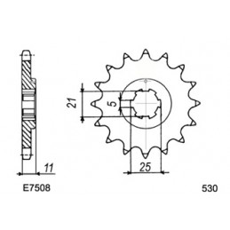 750.H2 15X47 RK530KRO  (3 Cylindres)