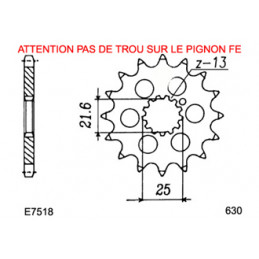 Z.750.L1/L2 '81/82 13X33 RK630GSV *