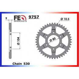 ZXR.750 '90 16X46 RK530KRO *  (ZX.750.H2)