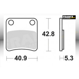 Plaquettes de freins AP RACING