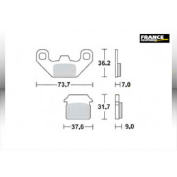 Plaquettes de freins AP RACING