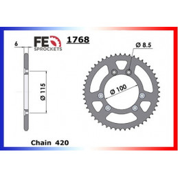 50.RR/SM '04 12X50 RK420MRU  (6 trous)