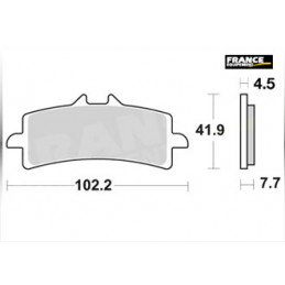 Plaquettes de freins AP RACING