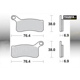 Plaquettes de freins AP RACING