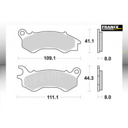 Plaquettes de freins AP RACING