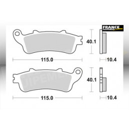 Plaquettes de freins AP RACING