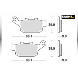 Plaquettes de freins AP RACING