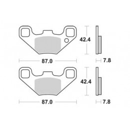 Plaquettes de freins AP RACING