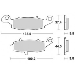 Plaquettes de freins AP RACING