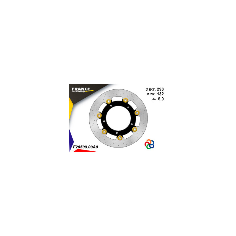 Disque de frein Gamme Essentiel FE.FL20509 / Oeillets Couleurs