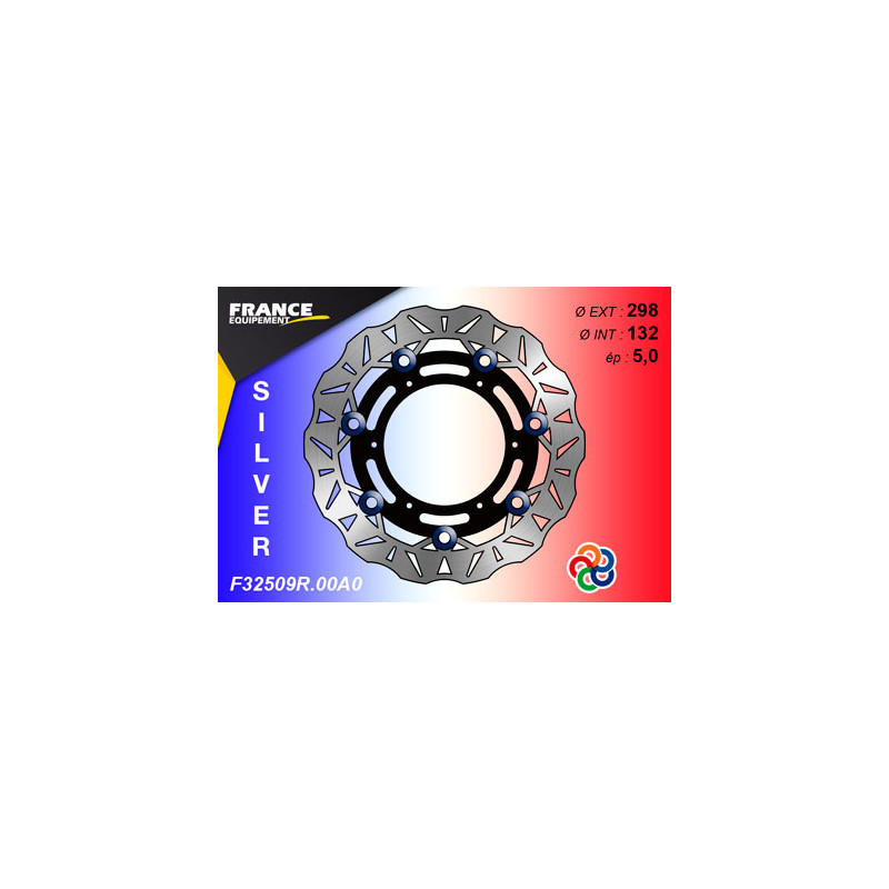 Disque de frein Gamme Silver F32509R.00A0 / Oeillets Couleurs