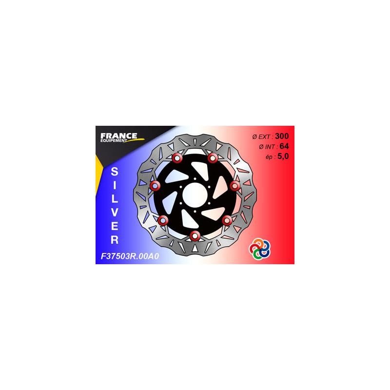 Disque de frein Gamme Silver F37503R.00A0 / Oeillets Couleurs